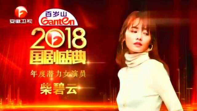 2018安徽卫视国剧盛典:年度关注女演员,柴碧云《我们的四十年》