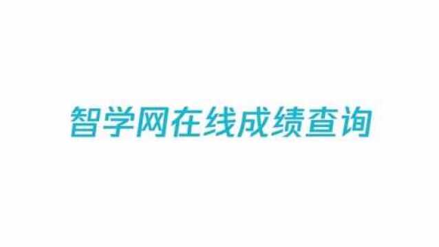 智学网怎样在线查询成绩?