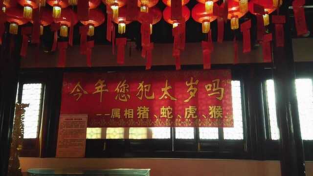 今年你犯太岁吗?到三林崇福道院圣堂,看看吧!