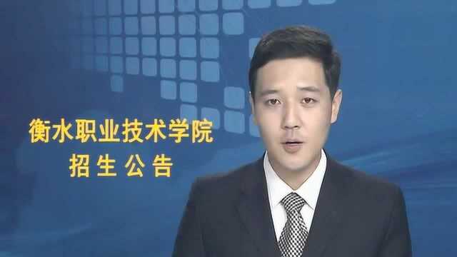 衡水职业技术学院招生公告