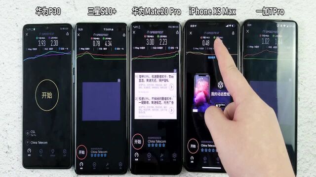 苹果的网络一直都没国产手机好?五大旗舰对比后差距显而易见!