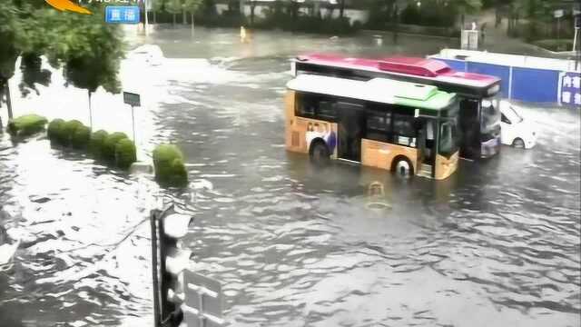 石家庄突降大雨,多地积水严重!通过监控看下积水情况