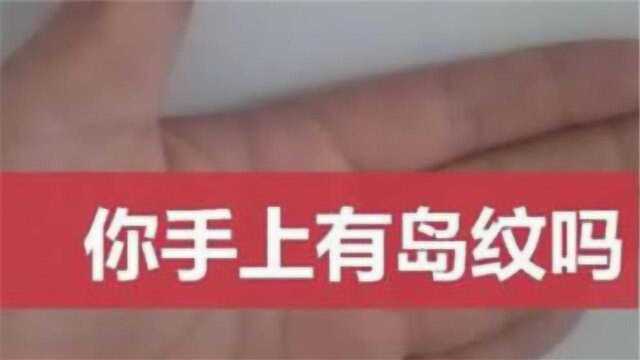 手掌上有“岛纹”到底是好是坏?关键要看命运线!