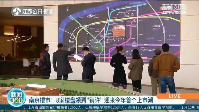 南京楼市:8家楼盘领到“销许” 迎来2020年首个上市潮!