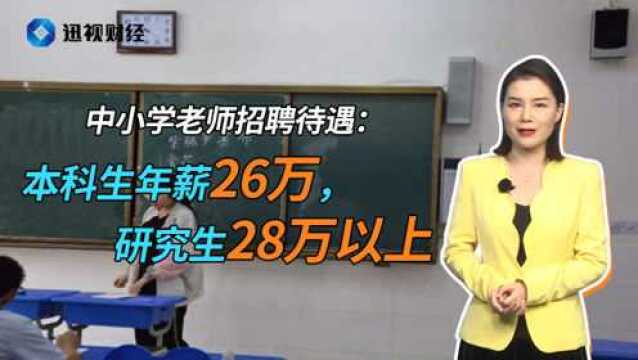 年薪26万起!教育部鼓励增加招聘,中小学老师今年很吃香!