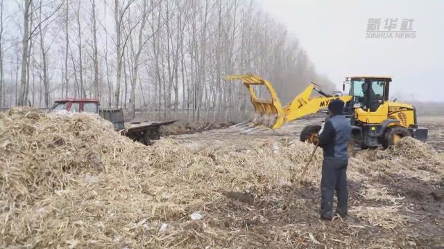 中国产粮第一大省黑龙江综合高效利用秸秆