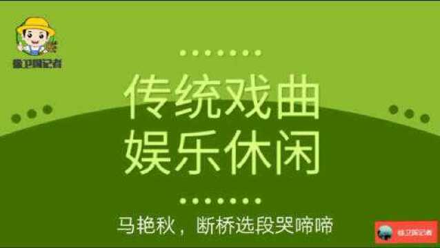 传统戏曲娱乐休闲,马艳秋,断桥选段哭啼啼