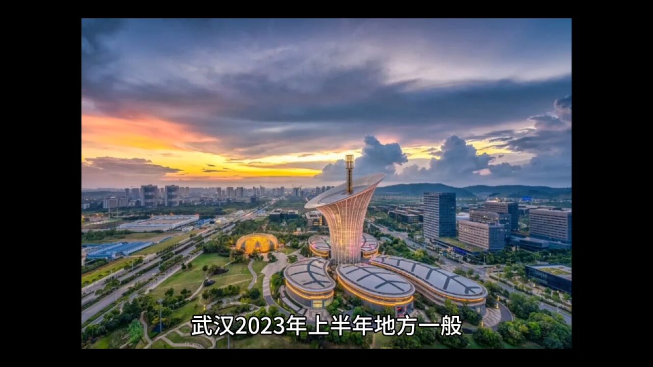 2023年16月武汉各地财政收入,汉南总量位居前列,江岸增速出色