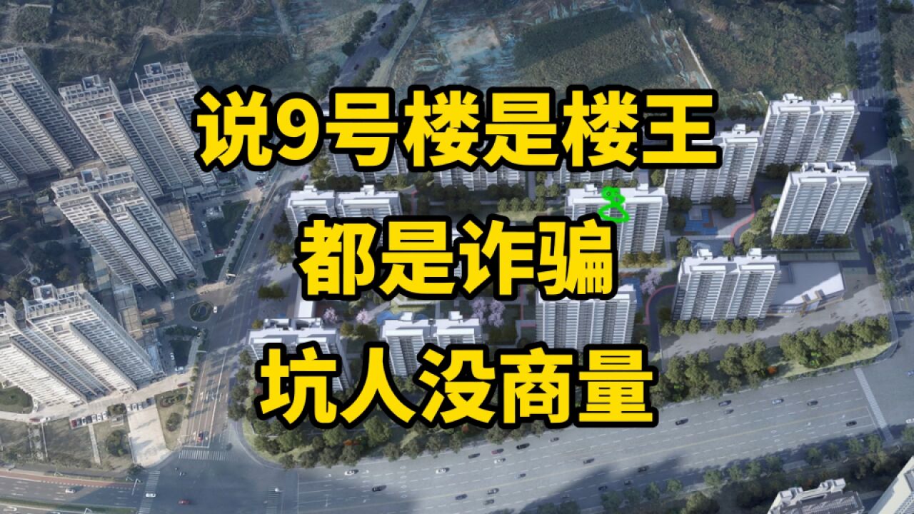 怪不得很多购房小白都跳坑!9号楼根本不是楼王,真正的楼王是8号