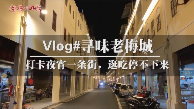 寻味老梅城,日报小姐姐带你打卡夜宵一条街,逛吃停不下来