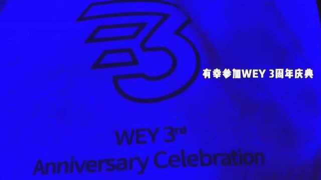 WEY 3周年庆典活动现场 明范儿