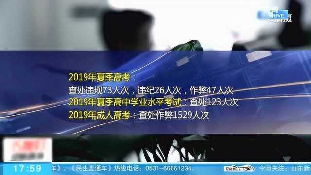 山东严打考试作弊违法行为 2018年以来侦破案件83起 保证考试公平