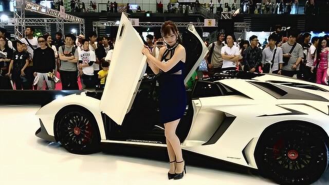 2019日本东京车展兰博基尼Aventadoru近距离高清饭拍,太帅了