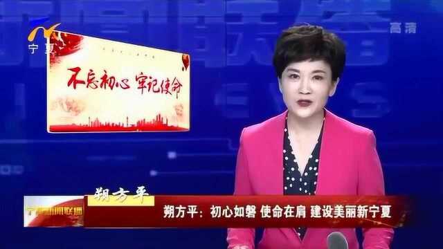 朔方平:初心如磐 使命在肩 建设美丽新宁夏