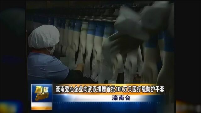 滦南爱心企业向武汉捐赠首批100万只医疗级防护手套