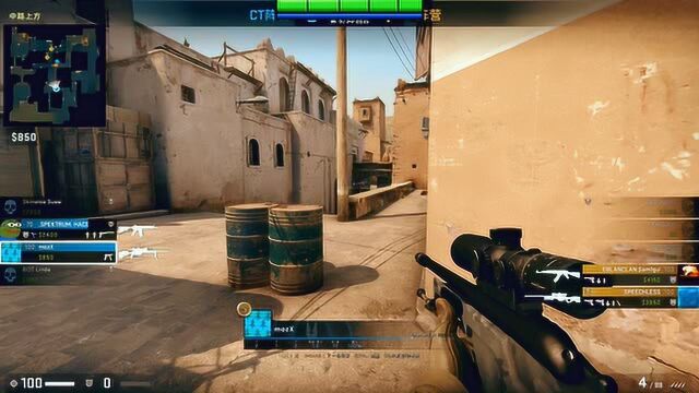 csgo精彩比赛:命运1v1对决,耐心好的一方拿下胜利