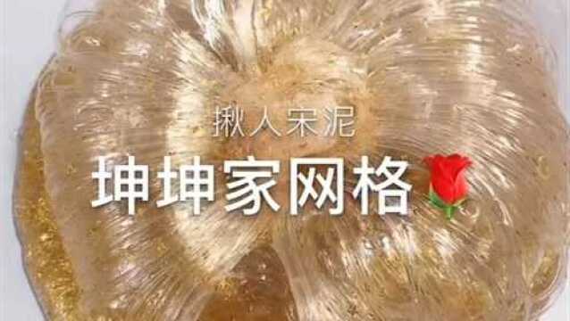 坤坤家网格,银丝光泽,过程少女心满满