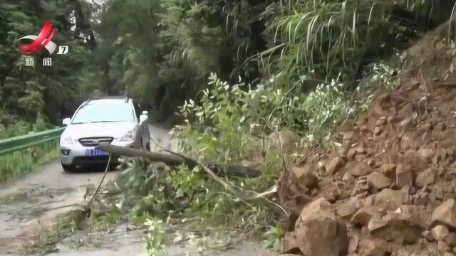 关注强降雨:奉新多处路段塌方 交通受阻居民用水受到影响