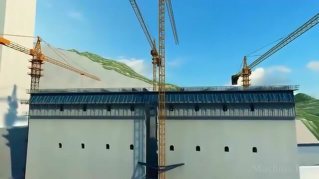 中国基建,3D演示桥梁大坝超大建筑建设,厉害了我的国