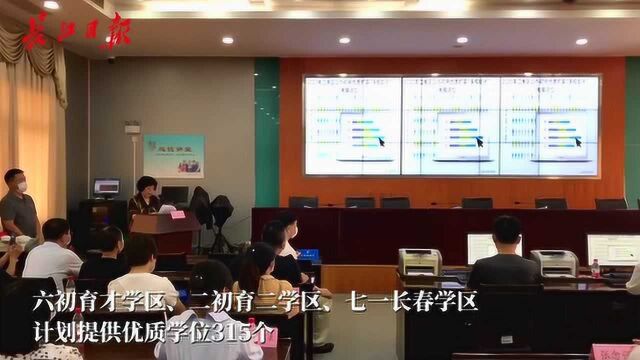 江岸区“小升初”部分优质公办初中举行“电脑派位”