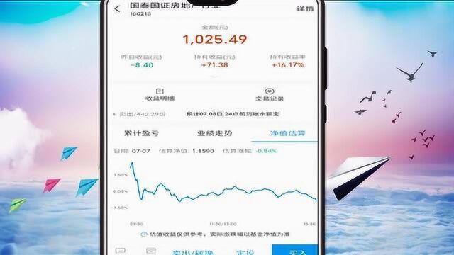 昨天基金理财收益21元 尾盘跳水把诺安清仓了