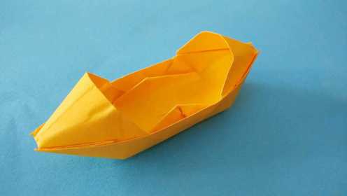 折纸船视频教程，如何折蓬船，折纸船大全
