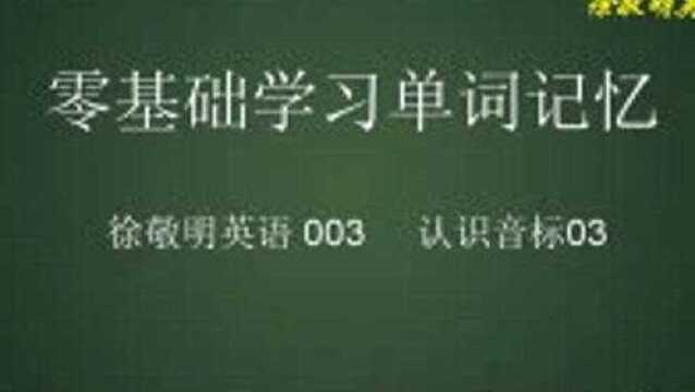 003认识音标03