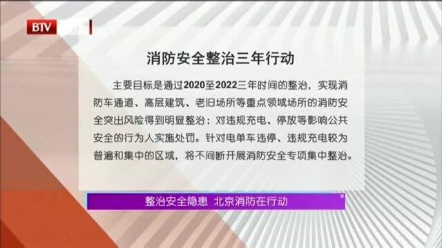 整治安全隐患,北京消防在行动