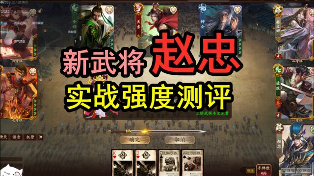 【三国杀】新武将赵忠值不值?硬核强度测评!