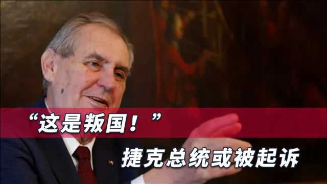 泽曼成俄罗斯“拥护者”?捷克议长“政变”,称要起诉总统叛国