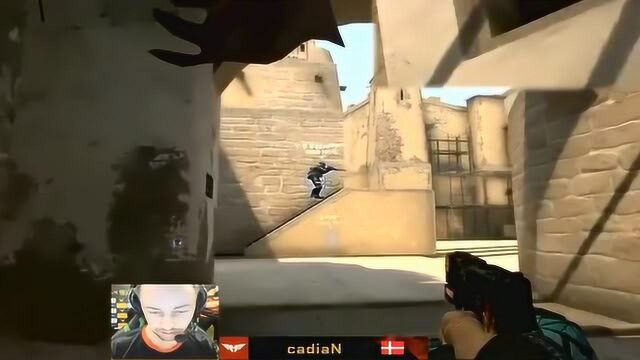 CSGO:神仙老头框起了红星1v4,cadiaN最完美ending!