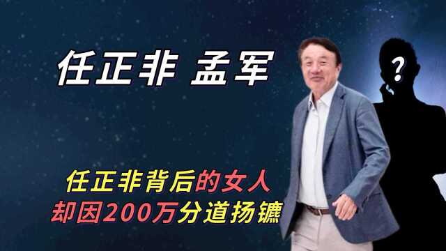 任正非背后的女人,却因200万分道扬镳