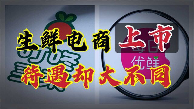 生鲜电商第一股每日生鲜、第二股叮咚买菜,滑滑梯和过山车待遇大不同