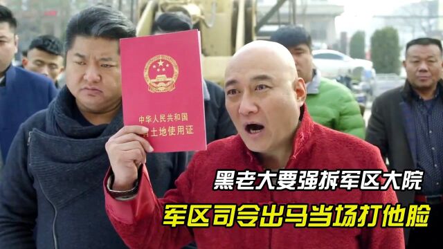 小混混扬言要拆军区大院,军区司令霸气出击,有好戏看了