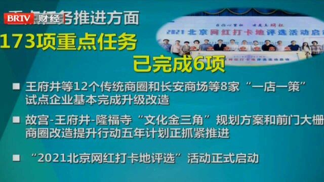 《北京培育建设国际消费中心城市实施方案》:173个重点任务已完成6项