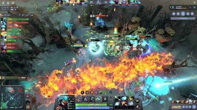 DOTA2首页局 拒绝者32杀蚂蚁,超神暴走堵着泉水杀