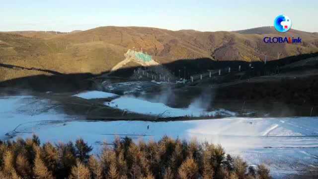 全球连线 | “开炮”造雪 崇礼冬奥赛道开始换装