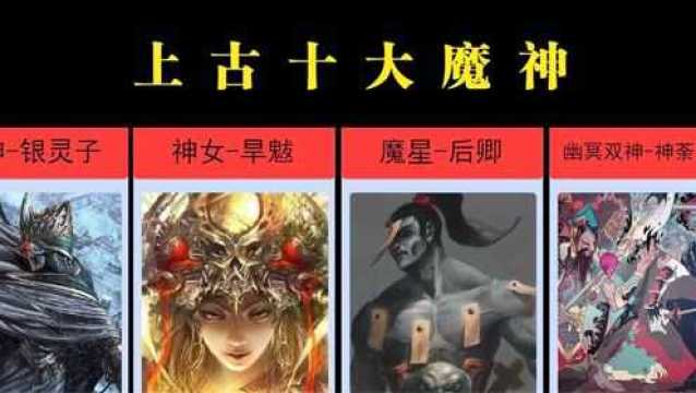 上古神话十大魔神,共工力战黄帝四名猛将不落下风,却排不进前三