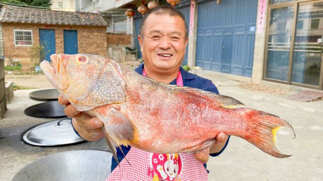 970买2条“燕尾星斑”,做酸菜鱼汤鲜唯美,阿胖山赞不绝口