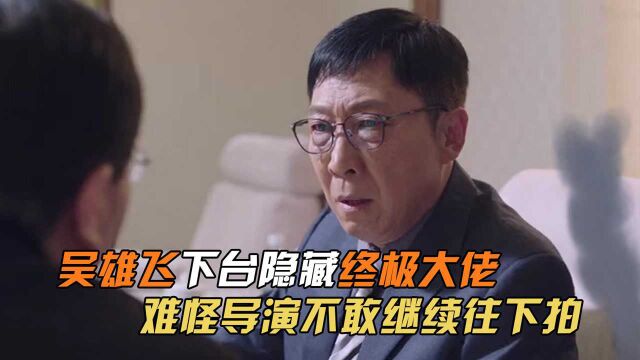 我们都被骗了,吴雄飞下台只为隐藏终极大佬,难怪导演不敢继续拍