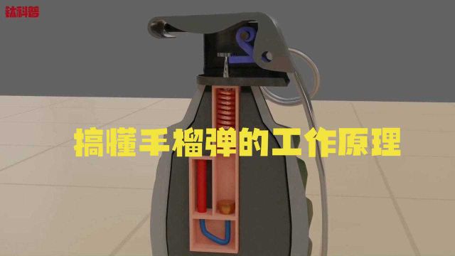 彻底搞懂手榴弹的工作原理,3D动画讲解,通俗易懂