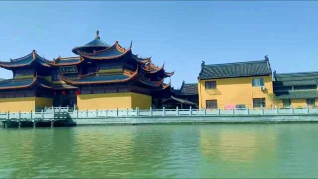 空镜 古刹钟声(报本寺) 寺院 宝塔