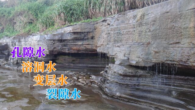 水井基础知识(三),什么是孔隙水、裂隙水、溶洞水、变层水?