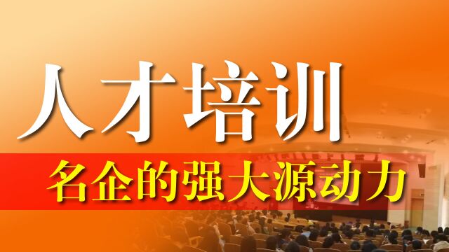 名企完美的人才培训,一间好的企业就是一所好大学