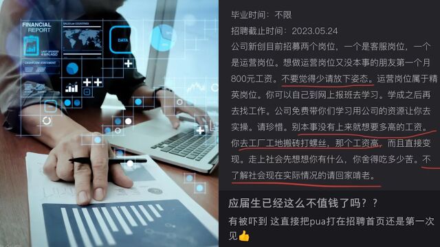 放下姿态?江苏一公司现PUA式招聘工资仅800元,人社局:涉嫌违法