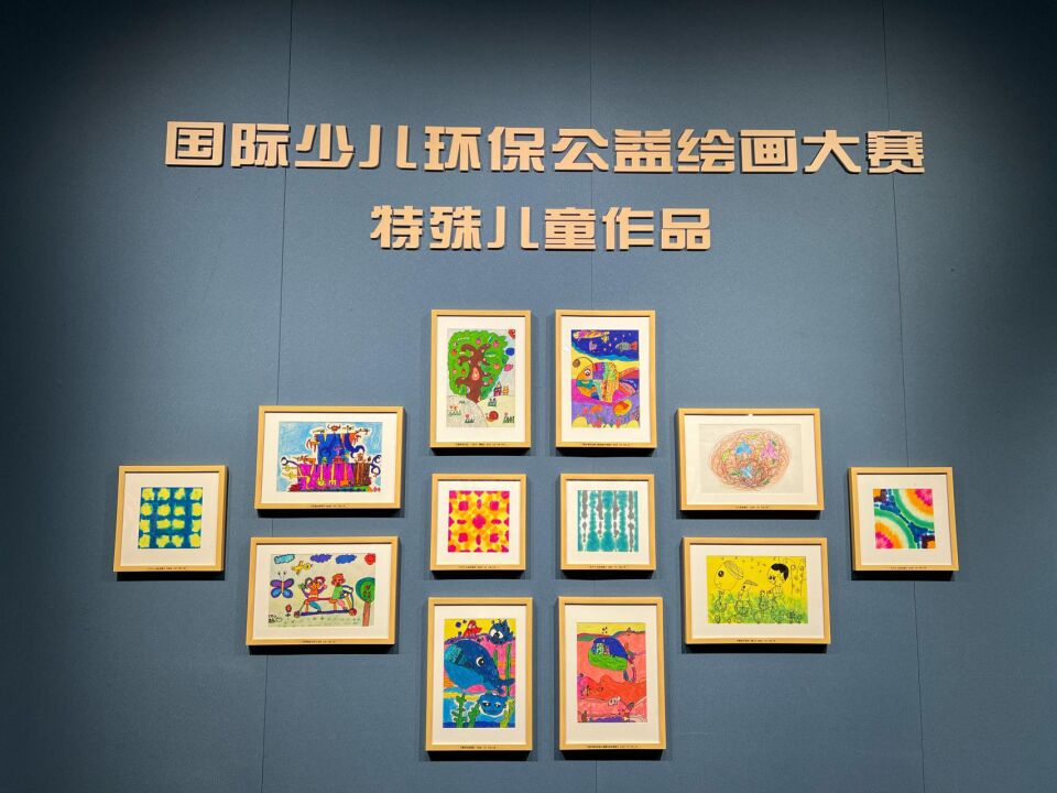 第五届国际少儿环保公益绘画大赛获奖作品联展在长沙举行