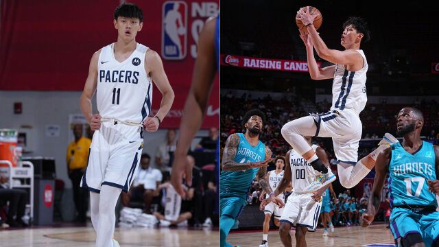 曾凡博NBA夏季联赛集锦：场均5分！抢断一条龙+大力封盖惊艳
