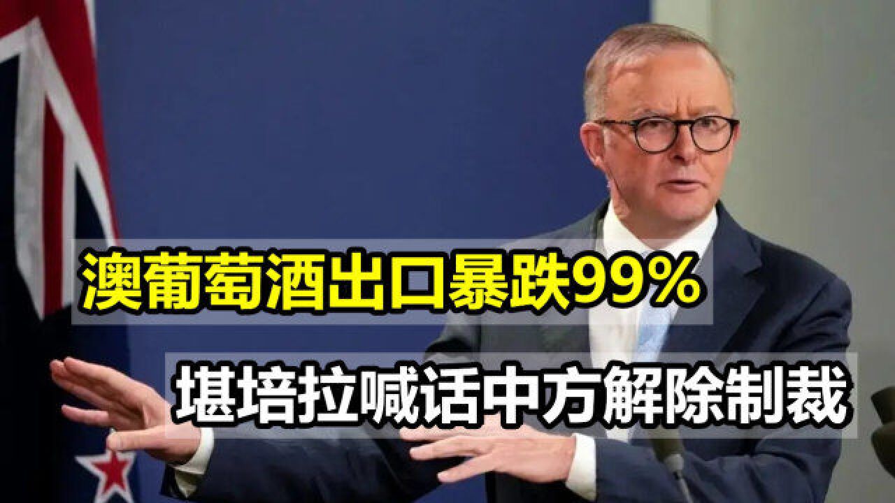 澳葡萄酒对华出口暴跌99%,堪培拉要求中方取消制裁,中方回应