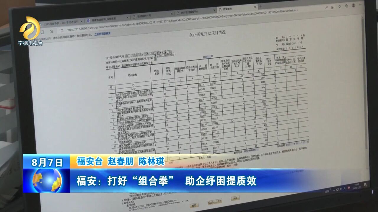 福安:打好“组合拳” 助企纾困提质效