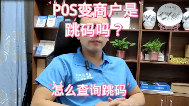 P0S机变商户是跳码吗?跳码怎么查